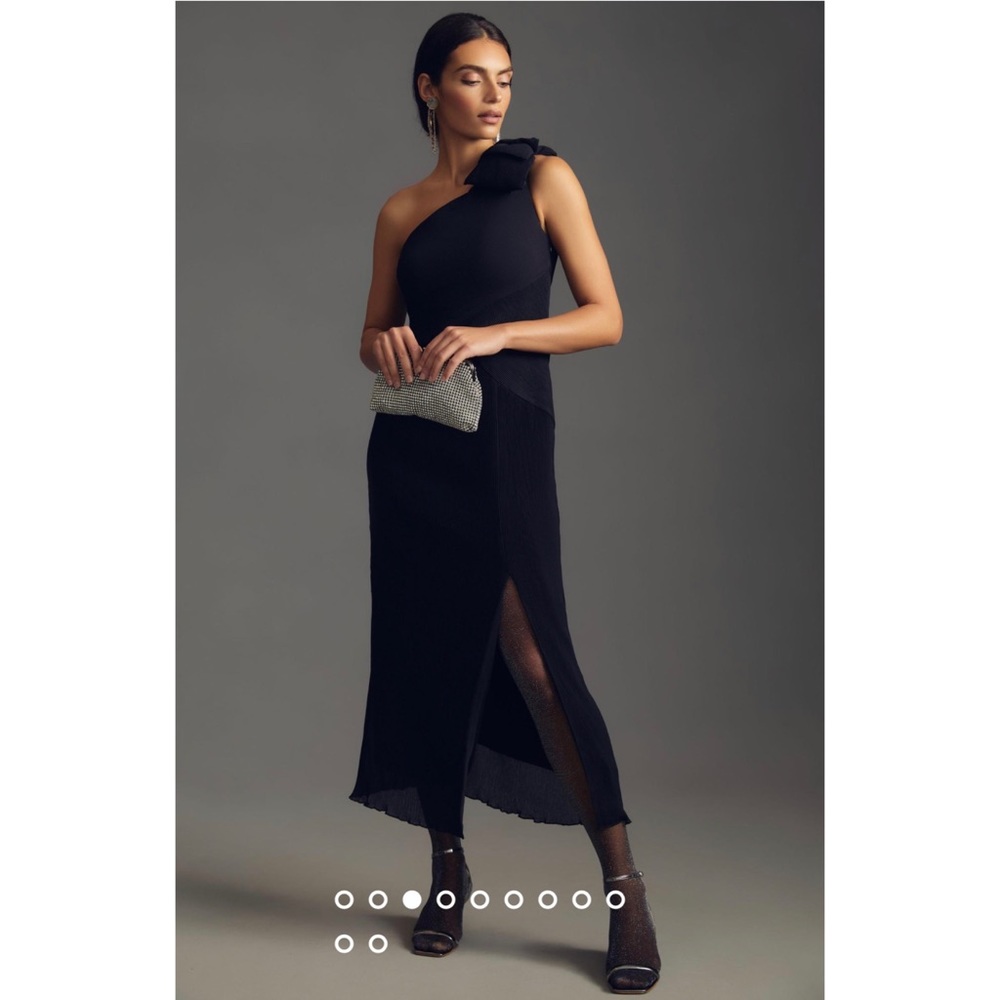 By Anthropologie Pleated One-Shoulder
Dress - Picture 1 of 13